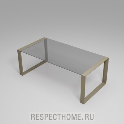 Стол обеденный Cascate Porte Telaio, столешница светопропускающее стекло 1600х900 мм